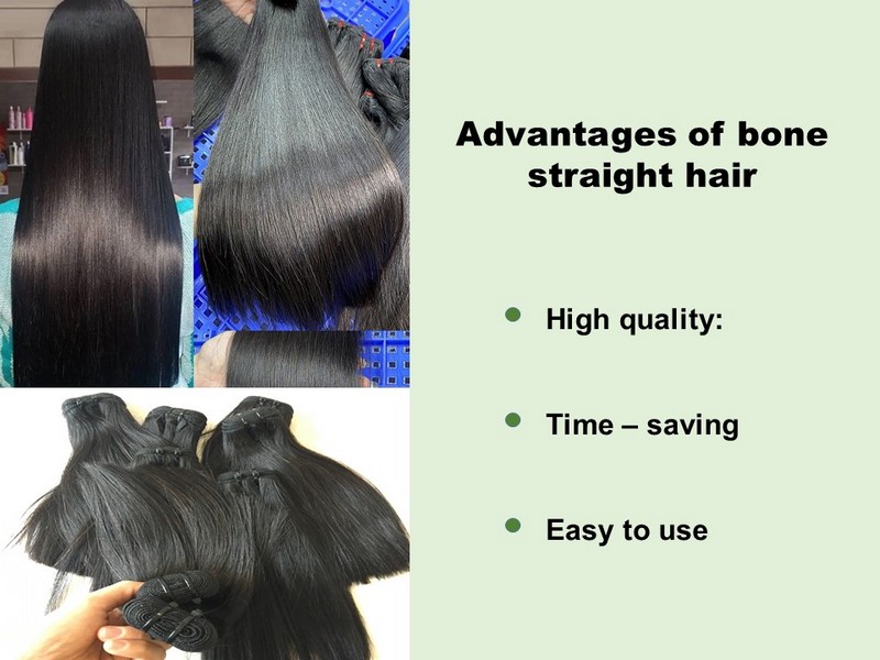 The advantages of bone straight hair