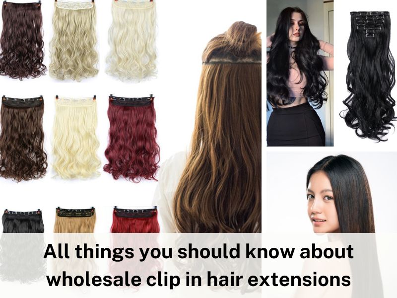 All things you should know about wholesale clip in hair extensions