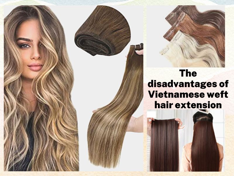 The disadvantages of Vietnamese weft hair extension